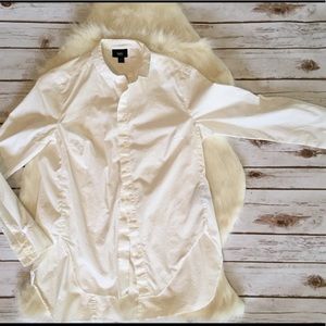 Basic white button up